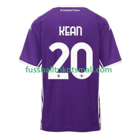 Fußballtrikots ACF Fiorentina Kean 20 2025-2026 Kurzarm Heimtrikotsatz kaufen